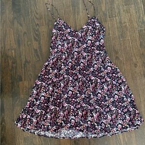 Express Multicolor Floral Knit Top